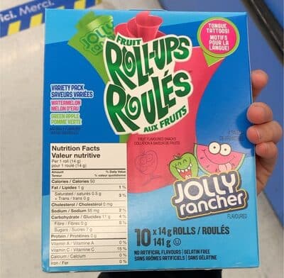 Rouleau fruit