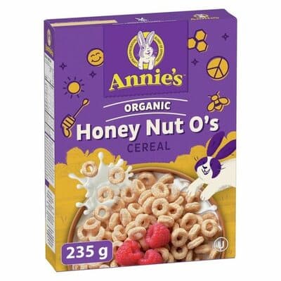 Annie's Honey Nut O's cereal