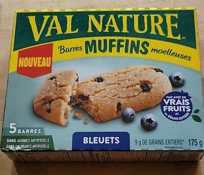 Barres muffins moelleuses