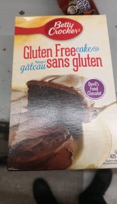 Betty crocker gluten free cake mix
