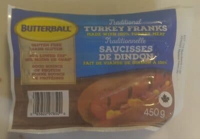 Traditional Turkey Wieners