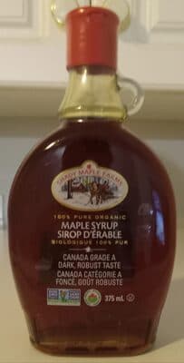 100% Pure Organic Maple Syrup