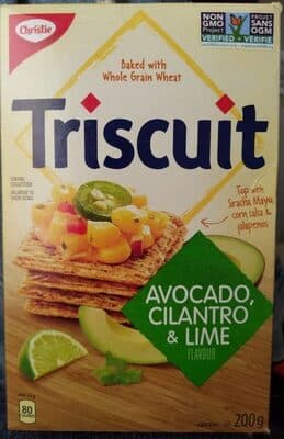 Avocado, Cilantro & Lime Flavour Crackers