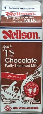 1% M.F. Chocolate Partly Skimmed Milk