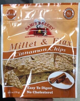 Millet And Flax Cinnamon Chips