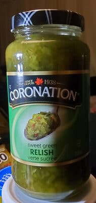 Coronation Sweet Green Relish
