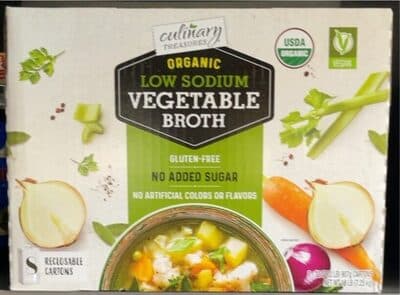 Organic Low Sodium Vegetable Broth
