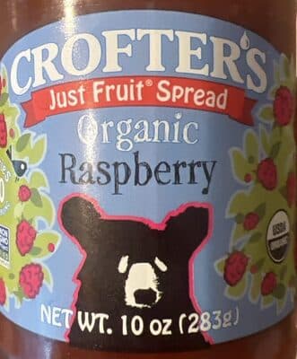 Crofter's Just Fruit Organic Spread Raspberry