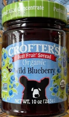 Organic Spread, Wild Blueberry