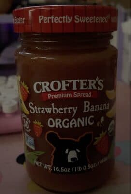 Crofters Strawberry Banana Organic Spread