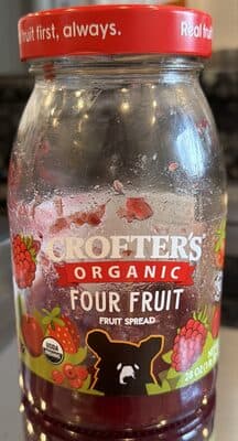 Organic Four Fruit Spread