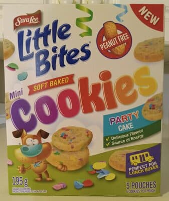 Mini Soft Baked Party Cake Cookies