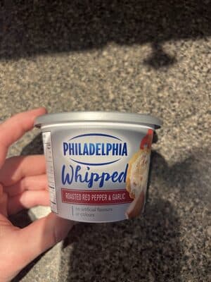 Whipped roasted red pepper & garlic