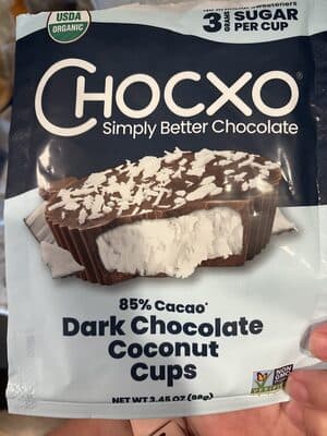 Dark Chocolate Coconut Cups