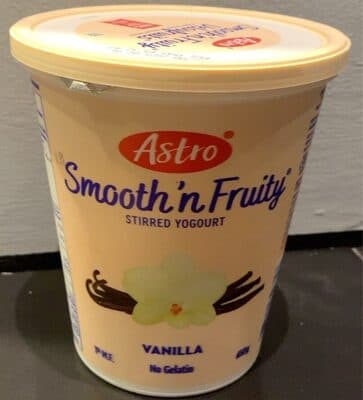 Smooth n Fruity Vanilla Yogourt