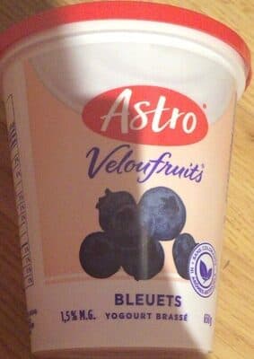 Yogourt brass bleuet