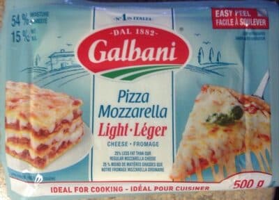 Pizza Mozzarella Light Cheese