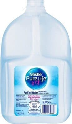 Nestle pure life purified water jug