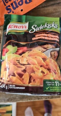 Sidekicks Cheddar Chipotle pasta