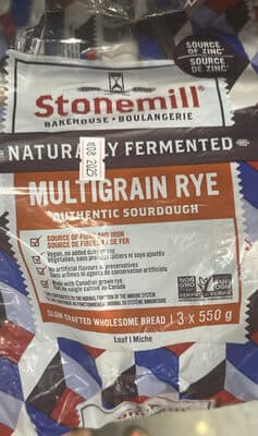 Authentic Sourdough Rye Multigrain Bread