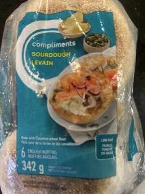 Compliments Sourdough English Muffin