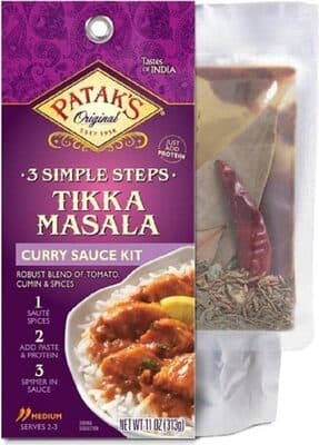 Medium Tikka Masala Curry Sauce Kit