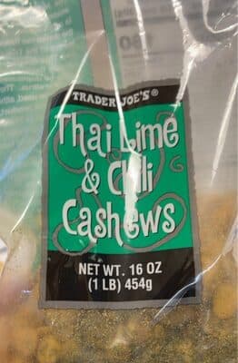 Thai Lime & Chili Cashews