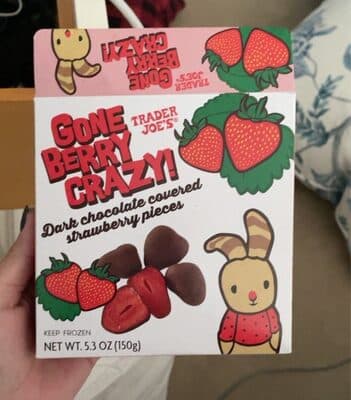 gone berry crazy dark chocolate covered strawberry pieces