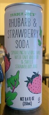 Rhubarb & Strawberry Soda