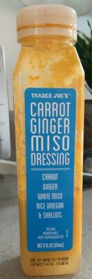 Carrot Ginger Miso Dressing
