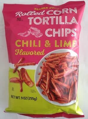 Chili Lime Rolled Corn Tortilla Chips 