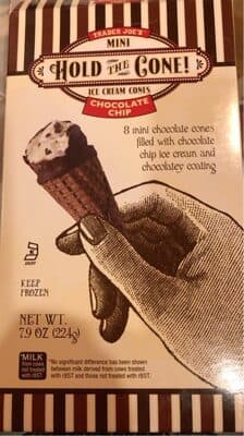 Mini Hold the Cone! Ice Cream Cones Chocolate Chip