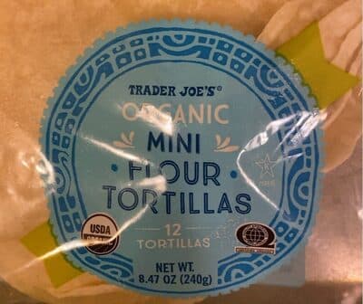 Organic Mini Flour Tortillas