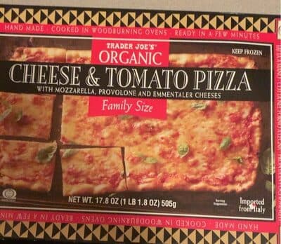 Cheese And Tomato Pizza Organic