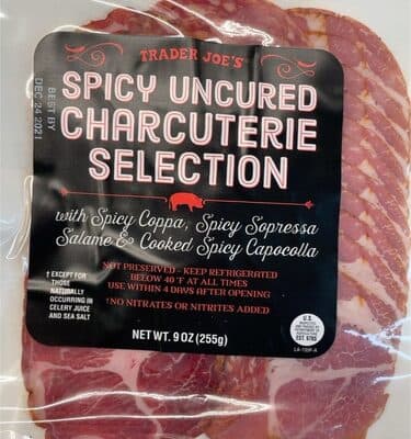 Spicy Uncured Charcuterie Selection