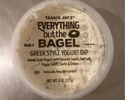 Everything But The Bagel Greek Style Yogurt Dip