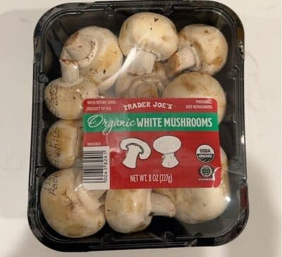 Organic White Mushrooms