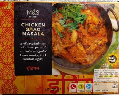 Marks & Spencer Chicken Saag Masala