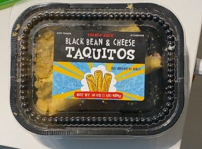 Black Bean and Cheese Taquitos
