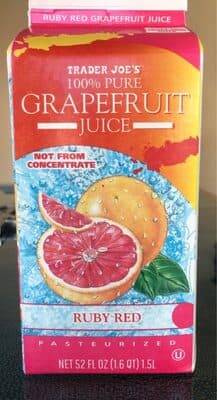 100% pure grapefruit juice