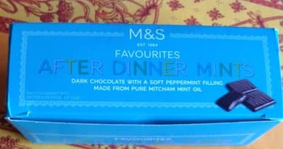 After dinner mints chocolat