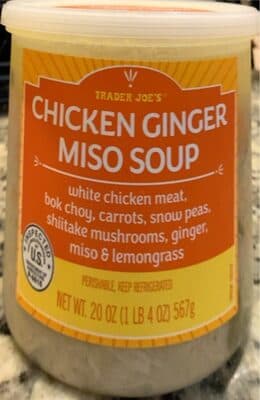 Chicken Ginger Miso Soup