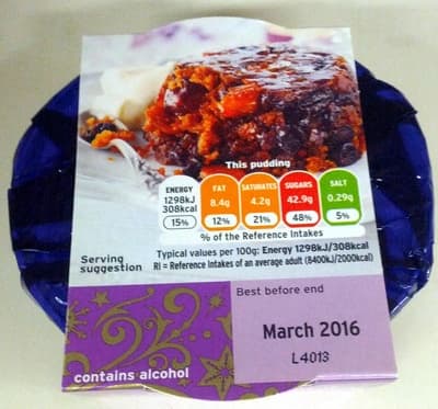 Luxury Fruit & Nut Christmas Pudding