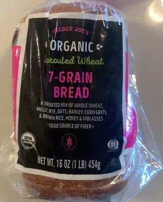 Organic Sprouted Wheat 7-Grain Bread