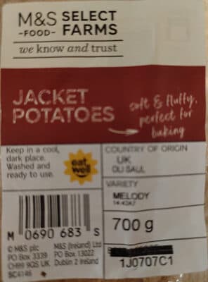 British Baking Potatoes