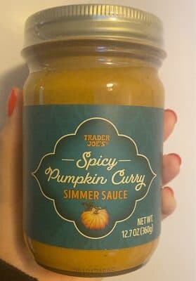 Spicy pumpkin curry