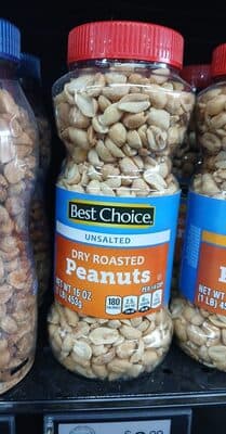 Dry Roasted Peanuts, Unsalted