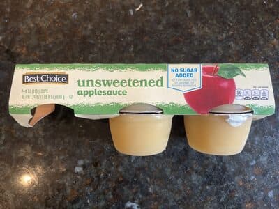 Apple Sauce, Natural