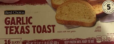 Texas Toast With Garlic