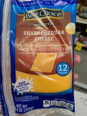 Deli Style Sharp Cheddar Cheese